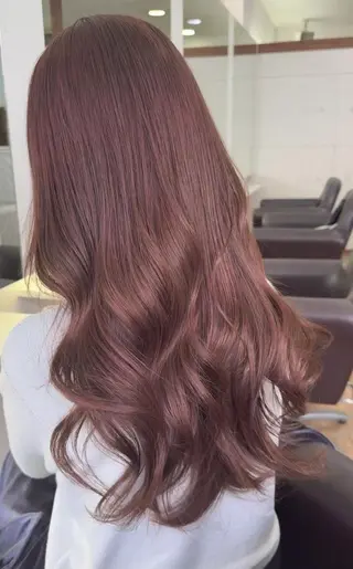 セミロング カラー mizu kiのヘアスタイル