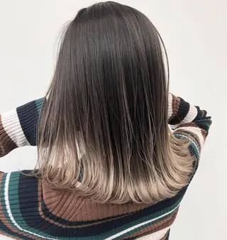 ミディアム カラー パーマ ヘアアレンジ 【公式】amble luxe池袋東口🩷のヘアスタイル