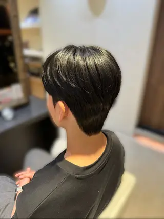 ショート パーマ メンズ YUKI🇰🇷 カルマ／ダウンパーマのヘアスタイル