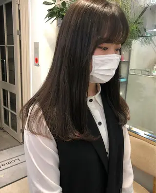 ロング カラー パーマ ヘアアレンジ メンズ キッズ ネイル マツエク・マツパ アイブロウ お洒落パーマ/ボブ ❄️Tomoka❄️のヘアスタイル