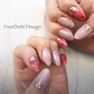 ネイル ＦreeDoＭ   Design所属・W KUMIのネイルデザイン