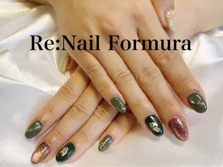 ミディアム Re:Nail Formula所属・kido chieのネイルデザイン