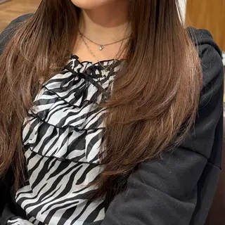 ロング カラー RINNO🌷艶髪/ 透明感&艶カラーのヘアスタイル