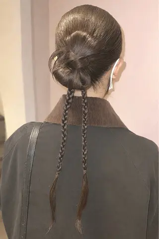 ロング ヘアアレンジ 髪質改善・艶髪カラー 🌷miku🌷のヘアスタイル