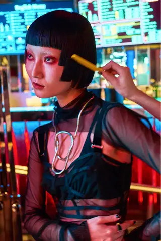 赤みオフの透明感職人 /ケア重視の美髪施術のヘアスタイル