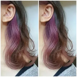 セミロング カラー 牛山 静香のマツエク・マツパデザイン