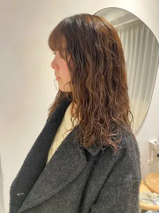 パーマ knock所属・knock　國友 華乃のヘアスタイル