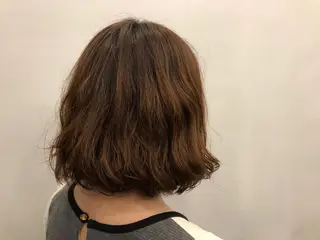 ミディアム パーマ Strawberry所属・原田 志保のヘアスタイル