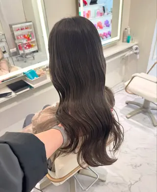 ロング カラー ParveMix🍀 藤原愛未のヘアスタイル