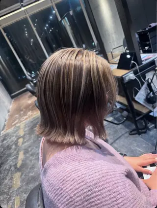 ミディアム 透明感カラー/ 矯正/まな⭐️のヘアスタイル