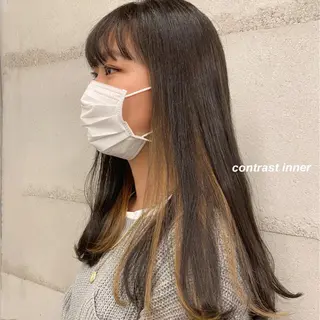 セミロング fons'所属・ナガイ アヤのヘアスタイル