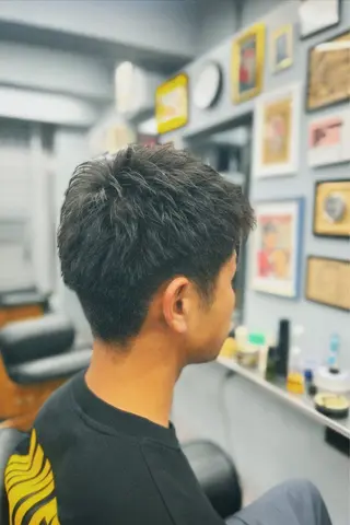 ショート メンズ icon Blue所属・池袋メンズパーマ フェード純平のヘアスタイル