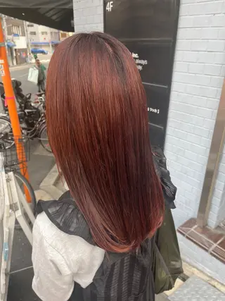 ロング カラー 天王寺美容室/カット モデル募集/miiaのヘアスタイル