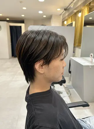 メンズ 好印象メンズ似合わせ /就活/縮毛髪質改善のヘアスタイル