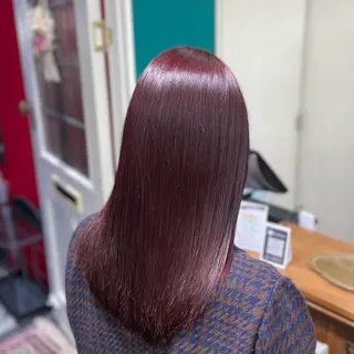 ロング カラー 🎀ときの/髪質改善 透けｯ暖色カラー🪞のヘアスタイル