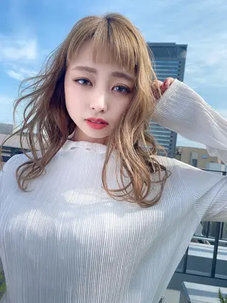 セミロング ルービック 奈良のヘアスタイル