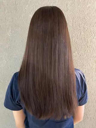 ロング カラー ハートボックス　四ツ谷所属・Heart box 仲嶺　瑠輝のヘアスタイル