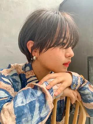 ショート Number六本松所属・山崎 友雅のヘアスタイル