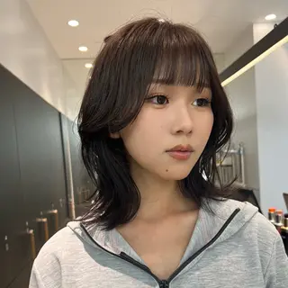 ミディアム カラー メンズ/韓国レイヤー /縮毛矯正/📍爽太のヘアスタイル