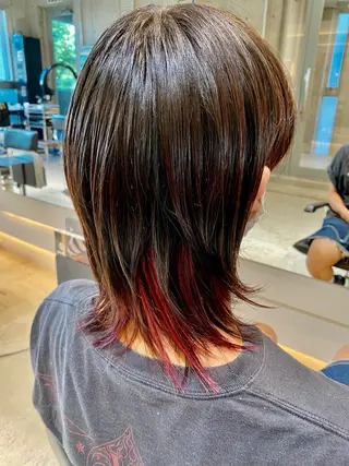 ショート カラー メンズ 大人可愛いレイヤー 大田のヘアスタイル