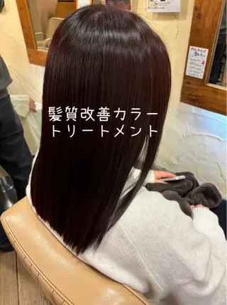 セミロング 大鹿 数馬のヘアスタイル