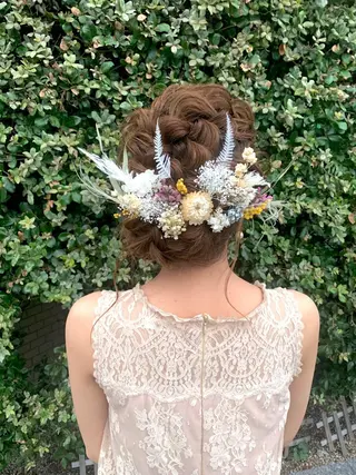 ロング ヘアアレンジ 森 早希絵のヘアスタイル