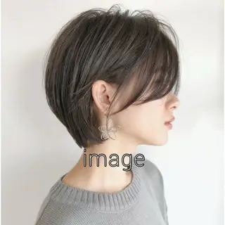 ショート 𝒚𝒖-𝒓𝒊 ⸝⋆艶color🌙のヘアスタイル