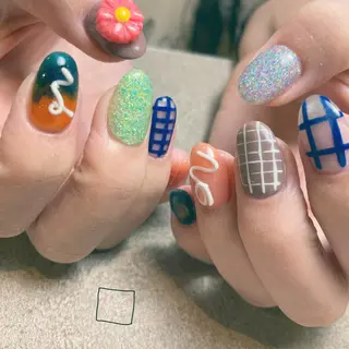 ネイル chik所属・hamaguchi licoのネイルデザイン