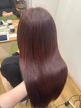 ロング カラー 髪質改善/縮毛矯正 kyoka🤖のヘアスタイル