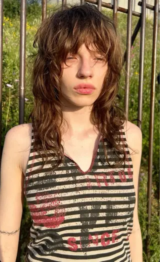 ロング パーマ YOKO/パーマ レイヤーカットのヘアスタイル