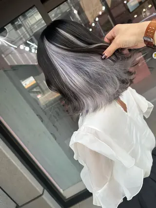 ミディアム カラー ブリーチ人気No.1 MANATO🎨🌈のヘアスタイル