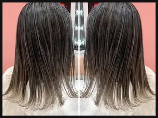 ミディアム カラー パーマ ヘアアレンジ メンズ キッズ ネイル マツエク・マツパ 酸性ストレート 髪質改善大槻勇樹のヘアスタイル