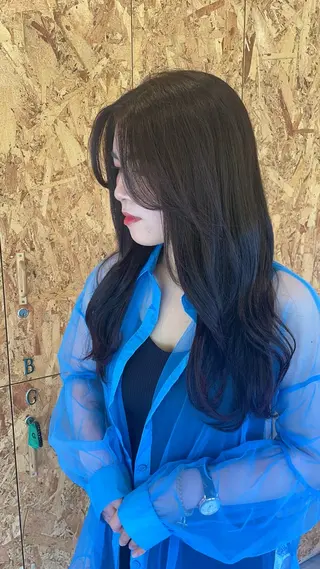 セミロング カラー イヤリングカラー特化 🎀於曽能実夢のヘアスタイル