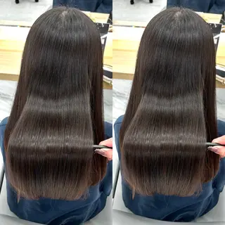 セミロング カラー eN° by youres hair 銀座店所属・髪質改善/白髪ぼかし /銀座艶カラー/森田のヘアスタイル