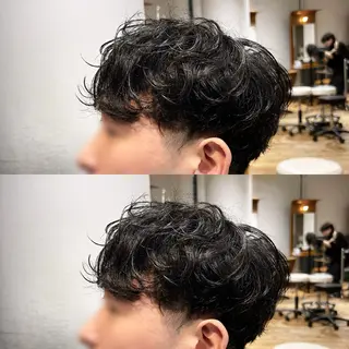 ショート パーマ メンズ Koki☘️/ メンズ特化のヘアスタイル
