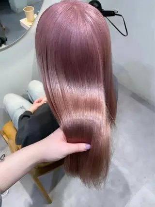 ロング カラー 若月 あやかのヘアスタイル