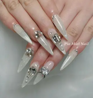 ネイル HANA 長さだしのネイルデザイン