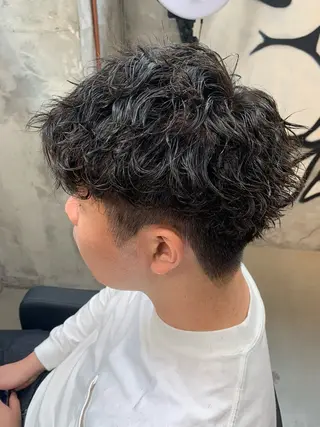 パーマ メンズ ⚡️メンズパーマ特化 mens支持◎/忠地のヘアスタイル