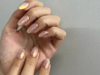 ネイル rina ニュアンス♡ワンホンのネイルデザイン