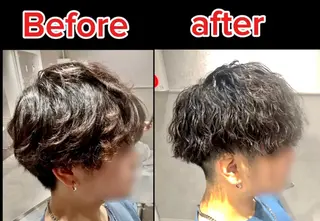 パーマ メンズ 👑駅近メンズサロン パーマ特化北千住👑のヘアスタイル