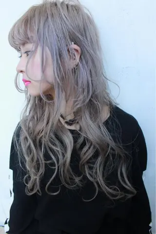 ロング カラー ヘアアレンジ エクステの神様 ▫️原島ユウヤ▫️のヘアスタイル