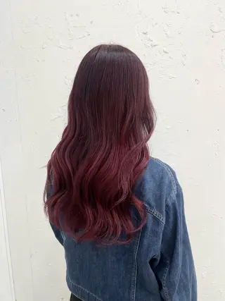 ロング カラー ROMMY.所属・ナカノユウ/本厚木/ レイヤーカットのヘアスタイル