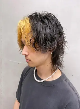 パーマ 佐藤景流/髪質改善/ 艶髪/メンズのヘアスタイル