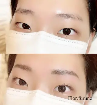 マツエク・マツパ アイブロウ Flor上大岡 ＊フルノ リナ＊のマツエク・マツパデザイン