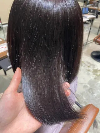 ロング 三宅 志穏のヘアスタイル