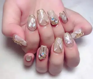 カラー ネイル Q Free nailsのネイルデザイン