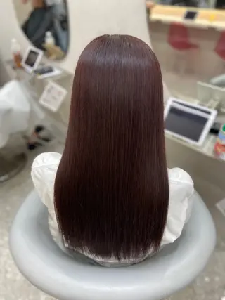 ロング カラー 新宿/韓国ヘア 中明度カラー/かやのヘアスタイル