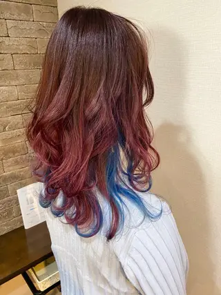 ミディアム カラー 美髪 カラーリストのヘアスタイル