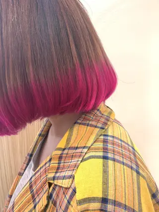 ミディアム カラー DiMPlE  ディンプル所属・🌸スタイリスト 山浦美恵のヘアスタイル