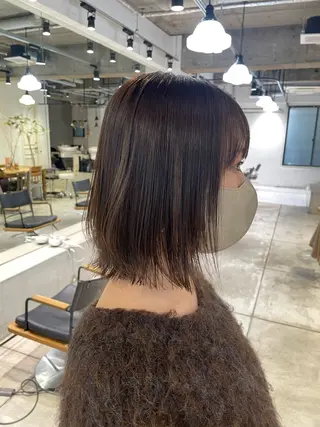 ミディアム ユウナ🎀レイヤー/ 暖色カラーのヘアスタイル